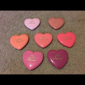 Too Faced love flush blushes (TOP ROW SOLD)